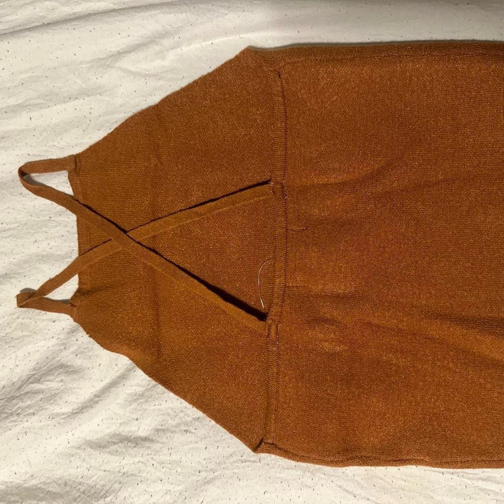 Forever 21 Burnt Orange Knit Top